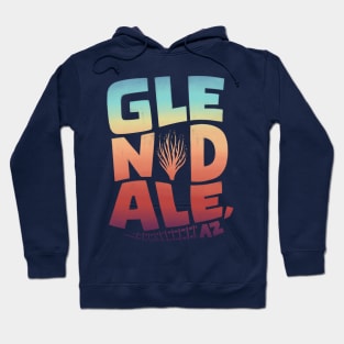 Glendale Rainbow Type Hoodie